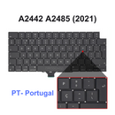 Teclado para MacBook Pro 14" 16" (2019-2021) A2141 A2442 A2485