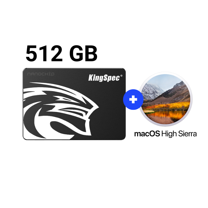 SSD 120GB 256GB 512GB 1TB SATA para iMac e MacBook Pro + macOS