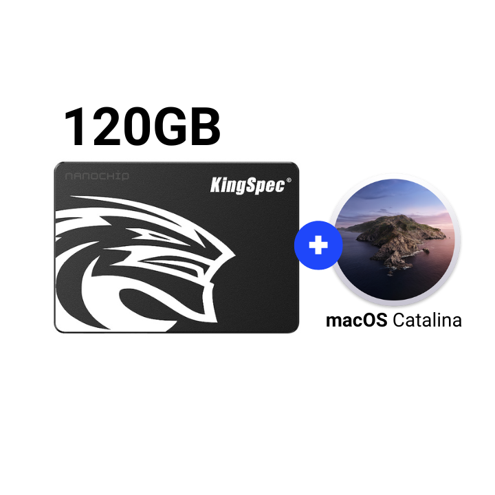 SSD 120GB 256GB 512GB 1TB SATA para iMac e MacBook Pro + macOS