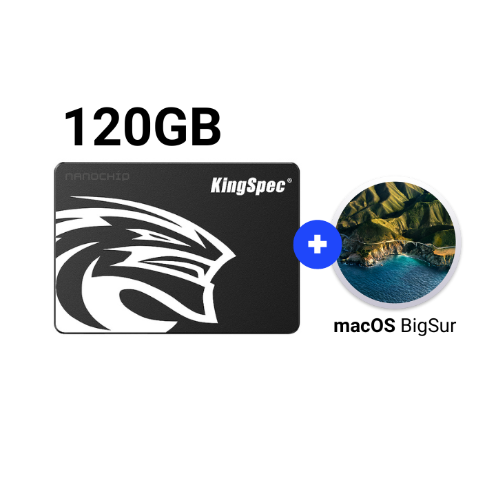 SSD 120GB 256GB 512GB 1TB SATA para iMac e MacBook Pro + macOS