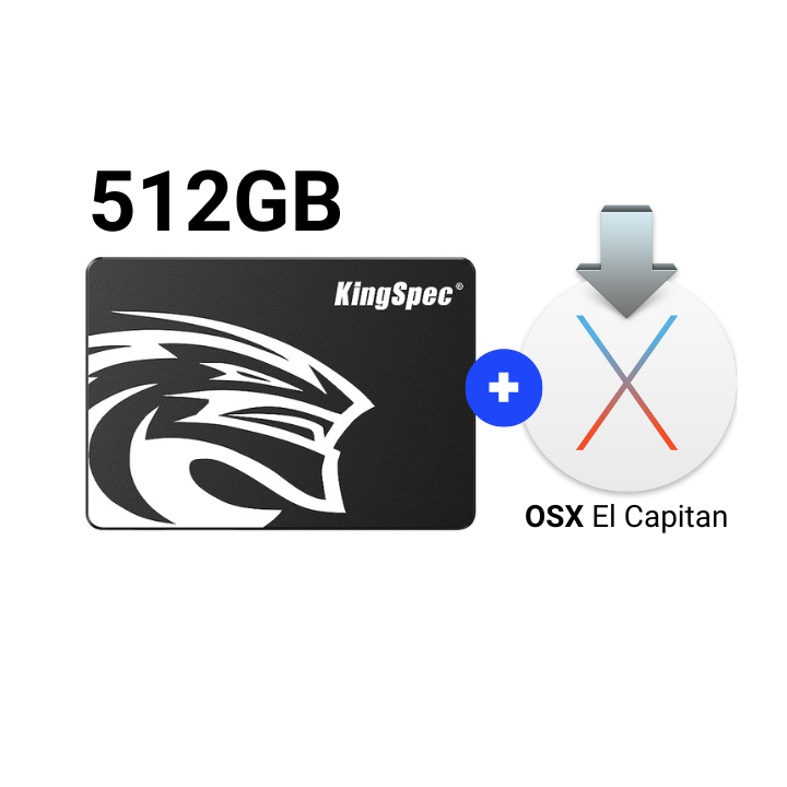 SSD 120GB 256GB 512GB 1TB SATA para iMac e MacBook Pro + macOS