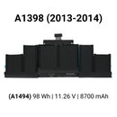 Bateria para Apple MacBook Pro 15" (2012-2019)