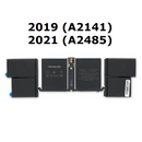 Bateria para Apple MacBook Pro 16" 2019 (A2141) M1 2021 (A2485)