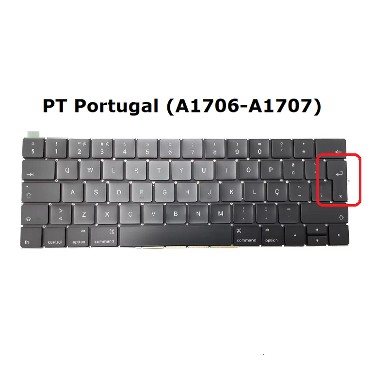 Teclado para MacBook Pro 13" (2016-2017) A1706 A1707 A1708