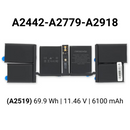 Bateria para Apple MacBook Pro 14" M1 M2 M3 (2021-2023) A2442 A2779 A2918