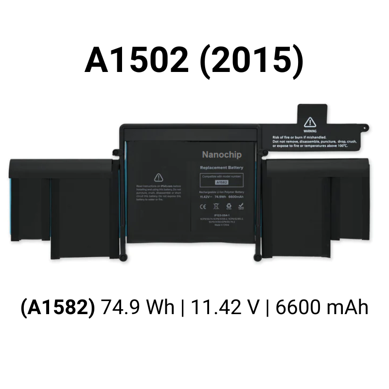 Bateria para Apple MacBook Pro 13" A1502 (2013-2015)