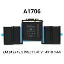 Bateria para MacBook Pro 13" A1706 A1708 (2016-2017) A1989 A2251 (2018-2020)